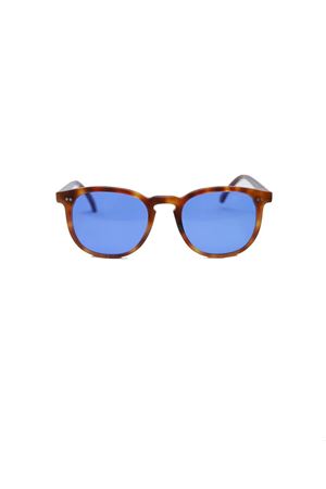 Handmade blue Capri sunglasses Capri People | TIBERIO/2019MARRONE/BLU